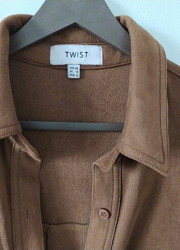 m Beden camel Renk Twist gömlek ceket