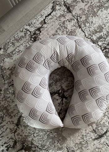 Gri Desenli Emzirme ve Hamile Yastığı - Görsel 2