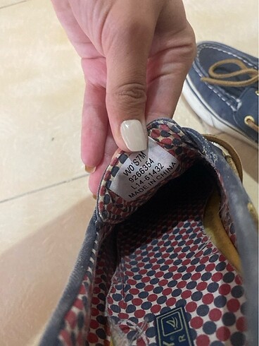 37 Beden mavi Renk Sperry