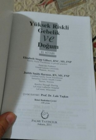 Diğer yüksek riskli gebelik ve doğum kitabı