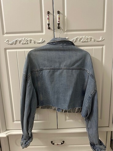 Topshop kot ceket crop