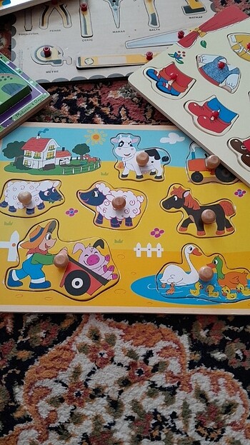  Beden Renk Ahşap Lego oyuncak