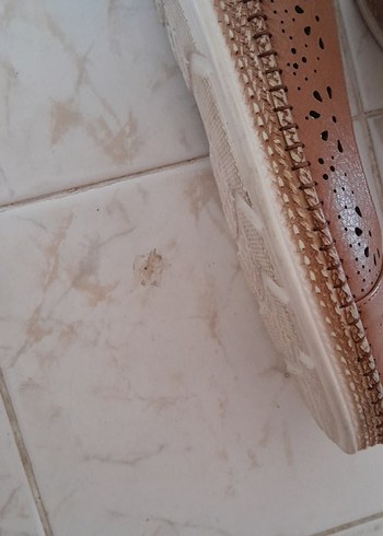 39 Beden camel Renk Bej Dolgu Topuklu Kadın Babet