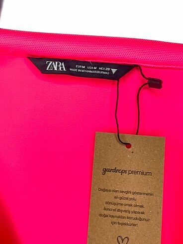 m Beden pembe Renk Zara Ceket %70 İndirimli.