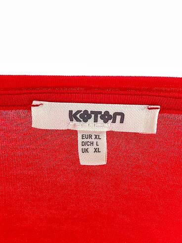 xl Beden kırmızı Renk Koton T-shirt %70 İndirimli.