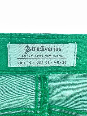 40 Beden yeşil Renk Stradivarius Skinny %70 İndirimli.