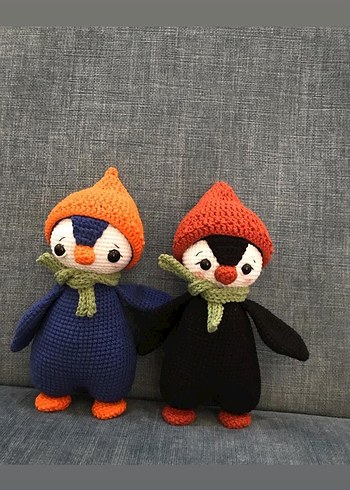 Renkli Örgü Peluş Oyuncaklar