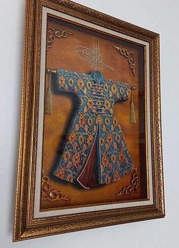 Beden altın Renk Kaftan #tablo# rölyef tablo