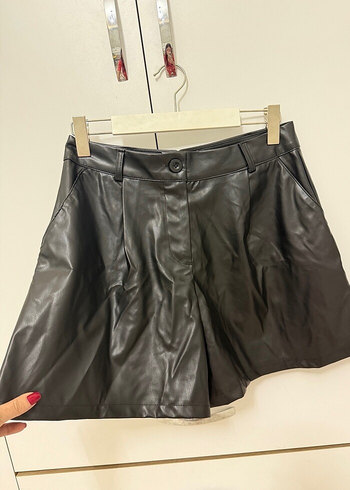 Deri şort - Görsel 2