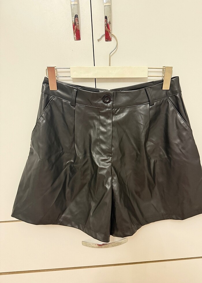Deri şort - Görsel 3