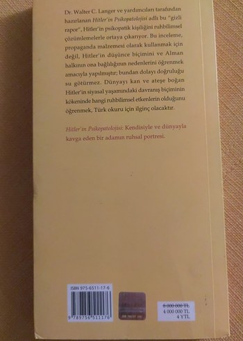 Hitler'in Psikopatolojisi - Walter C. Langer - Görsel 5