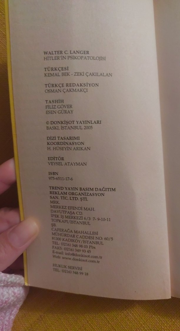 Hitler'in Psikopatolojisi - Walter C. Langer - Görsel 2