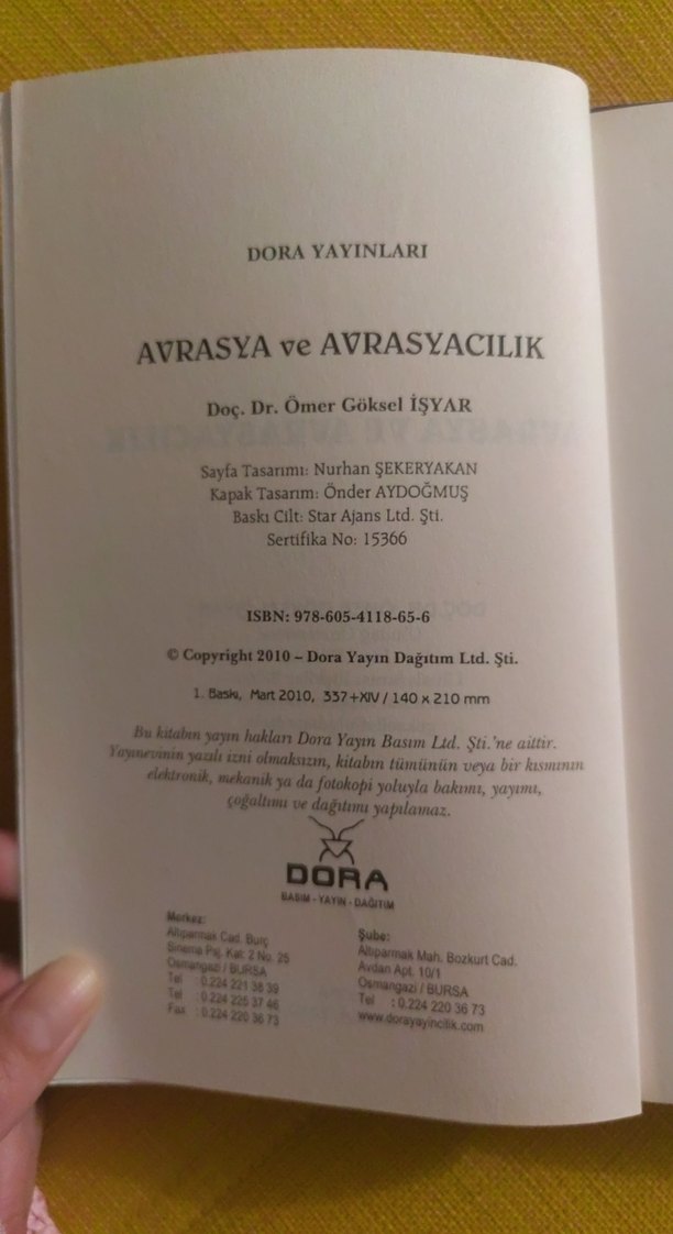 Avrasya ve Avrasyacılık Kitabı - Görsel 2