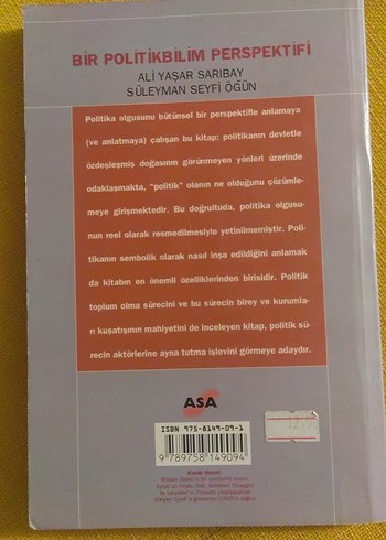 Bir Politikbilim Perspektifi - Ali Yaşar Sarıbay - Görsel 5