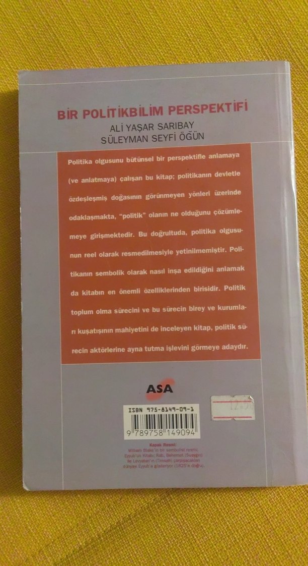 Bir Politikbilim Perspektifi - Ali Yaşar Sarıbay - Görsel 5