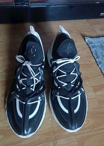 Siyah Bağcıklı erkek Spor Ayakkabısı - Görsel 5