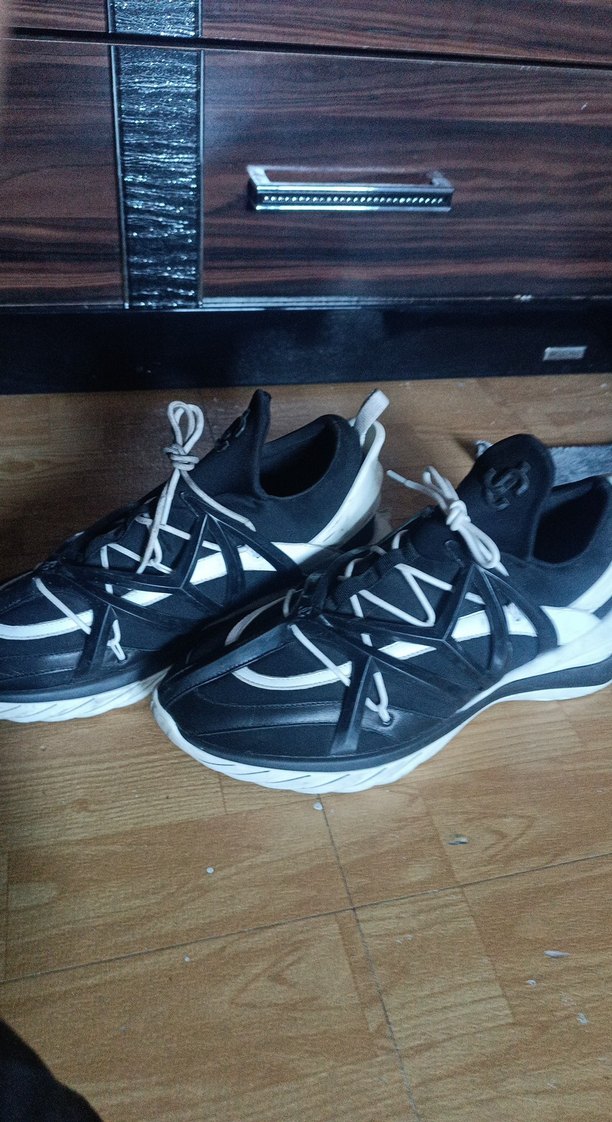 Siyah Bağcıklı erkek Spor Ayakkabısı - Görsel 3