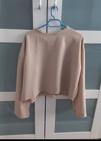 Bej Uzun Keten  yandan  bağlamalı Eteklğ - Görsel 3