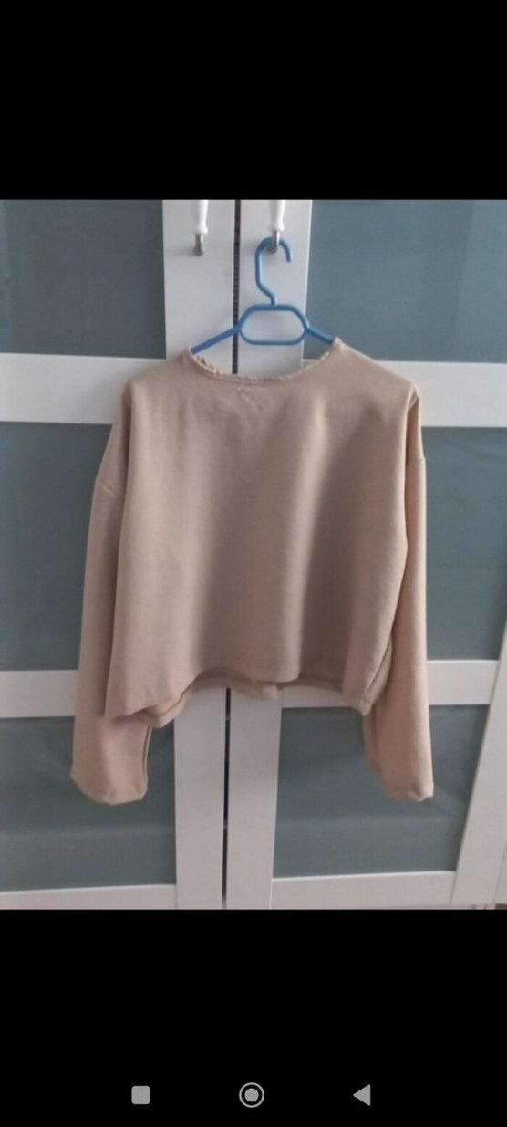 Bej Uzun Keten  yandan  bağlamalı Eteklğ - Görsel 3