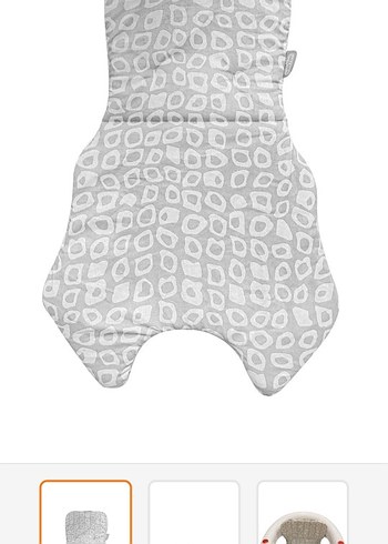 Bebek oturagı Minderi Gri Desenli - Görsel 4
