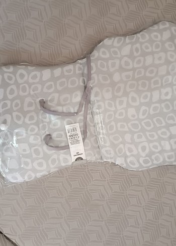 Bebek oturagı Minderi Gri Desenli - Görsel 3