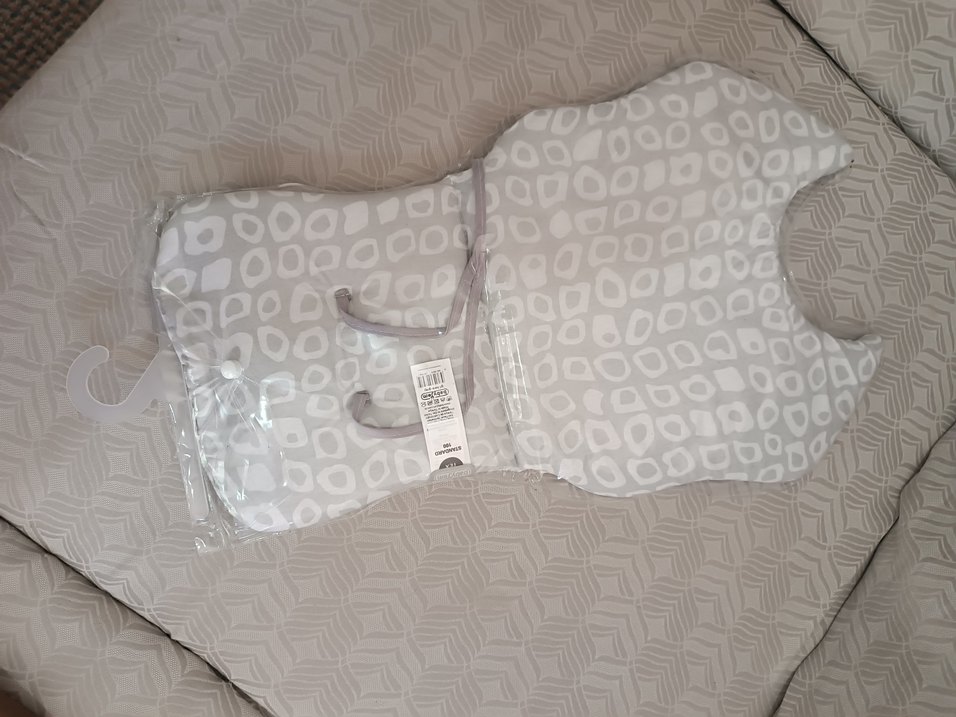 Bebek oturagı Minderi Gri Desenli - Görsel 3