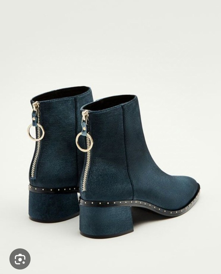 Gri Kot Kadın Topuklu Bot Kürklü - Görsel 2