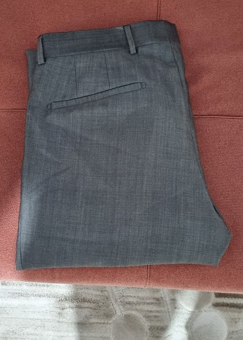 Gri Erkek Takım Elbise Ceket Notch Yaka - Görsel 4