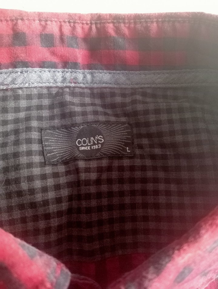 Kırmızı Kareli Kısa Kollu Erkek Gömlek - Görsel 2