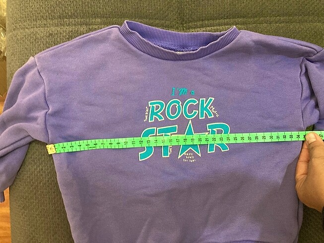 9-12 ay sweater mor süveter - Görsel 3