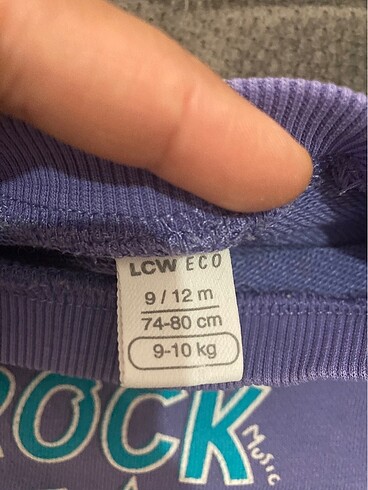 9-12 ay sweater mor süveter - Görsel 4