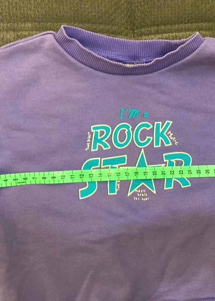 9-12 ay sweater mor süveter - Görsel 3