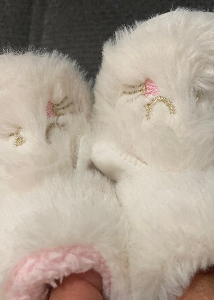 6-9 ay kız bebek panduf yeni etiketli - Görsel 4