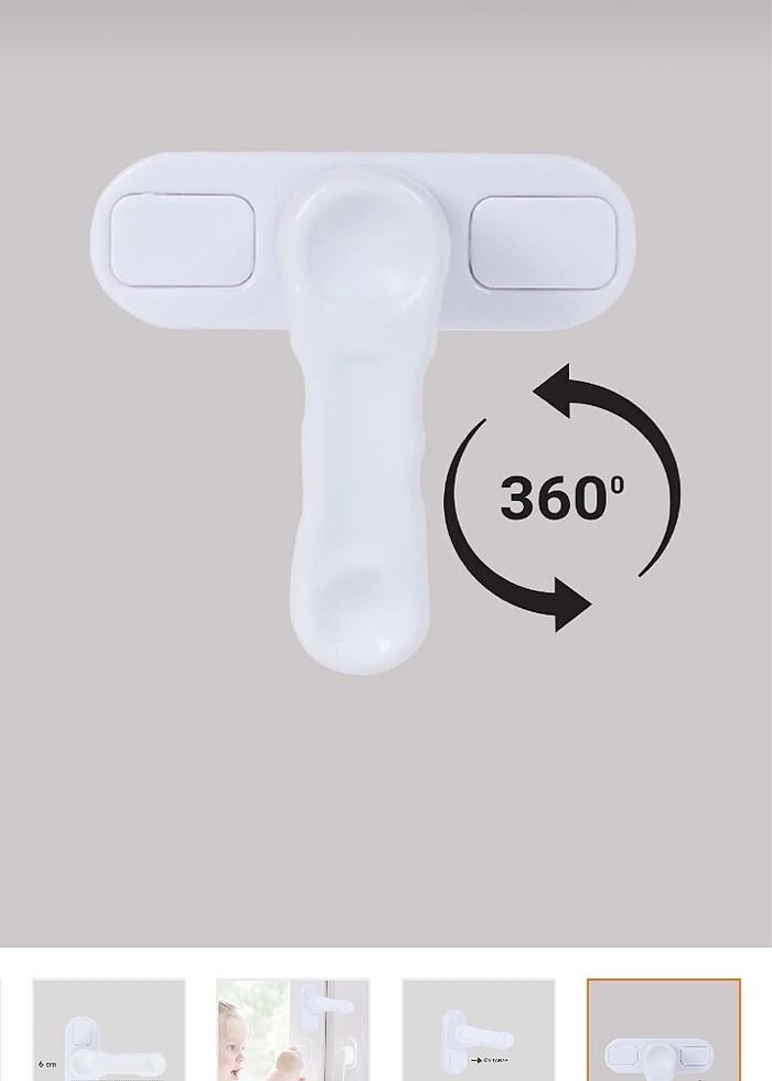 6 adet priz kapatııcı koruyucu 4 adet pencere koruyucu - Görsel 3