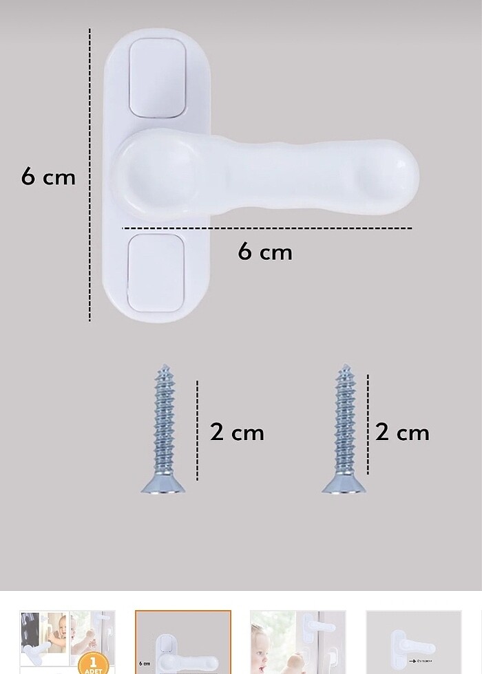 6 adet priz kapatııcı koruyucu 4 adet pencere koruyucu - Görsel 4