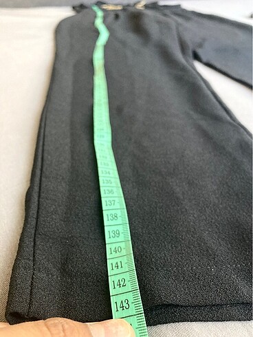 Kadın siyah tulum salopet ve aksesuarlar - Görsel 7