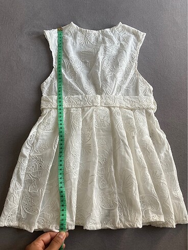 24-36 ay kız elbise + saç aksesuarı - Görsel 6