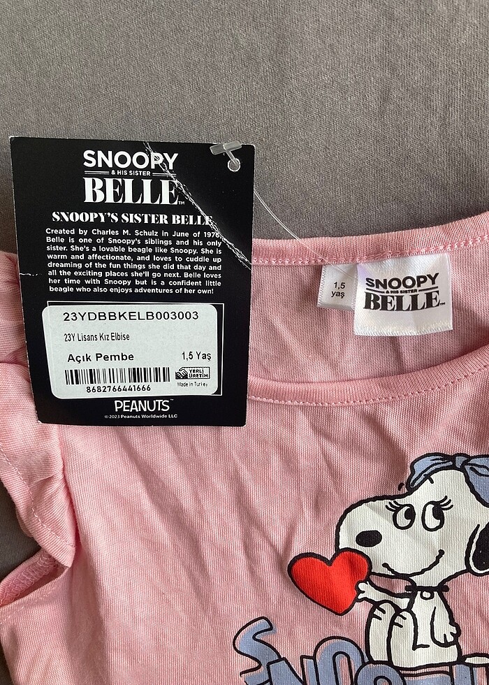 1,5 yaş kız elbisesi - Görsel 3