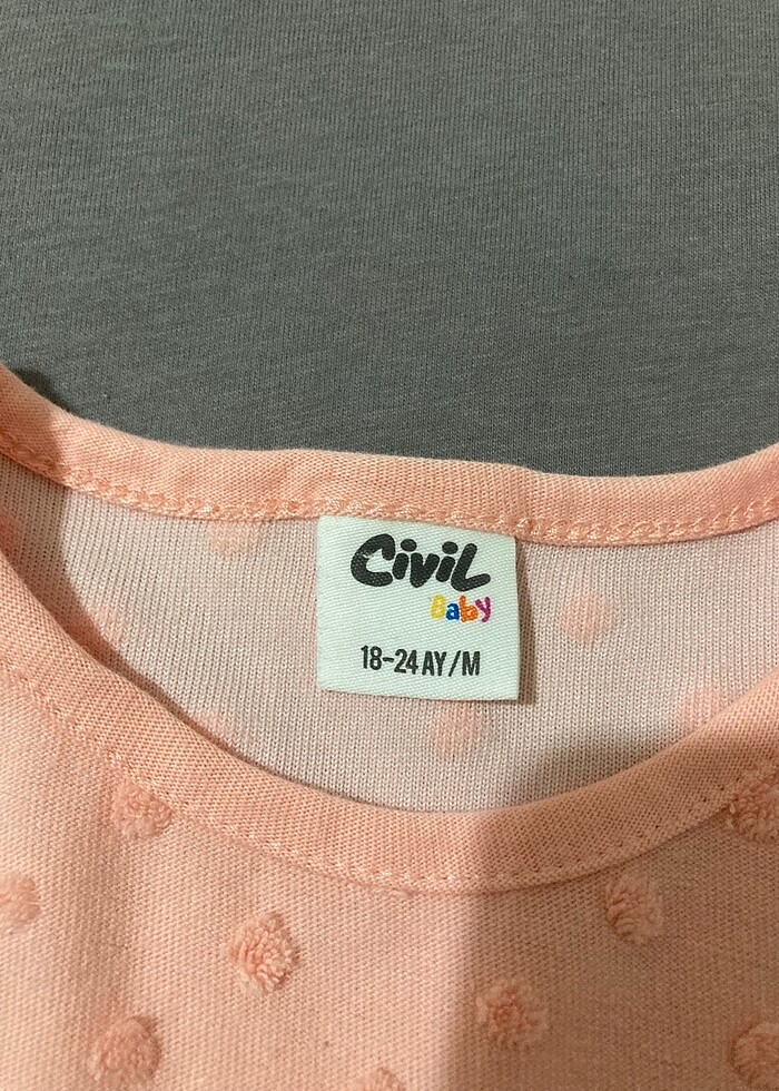 18-24 ay kız çocuk elbisesi - Görsel 3