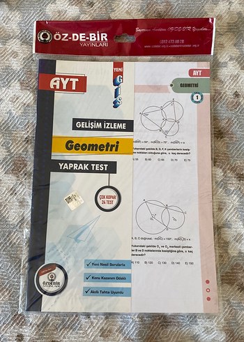 Öz-De-Bir AYT Geometri Yaprak Test