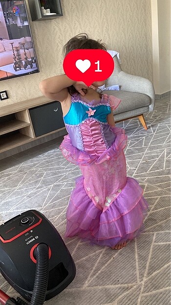 5 Yaş Beden çeşitli Renk Kız çocuk balık elbise kostümü