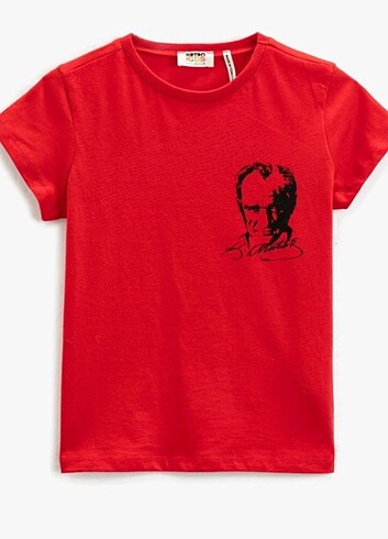 Atatürk baskılı Koton kids marka kısa kollu tişört 