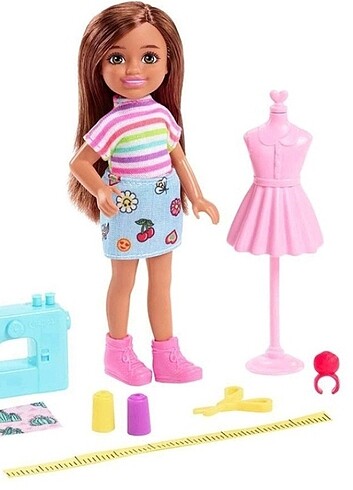  Beden Renk Barbie Chelsea Meslekleri Öğreniyor Bebek Serisi Gtn86-Hck70