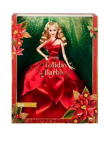Barbie 2022 Mutlu Yıllar Bebeği (dalgalı sarı saçlı),HBY03