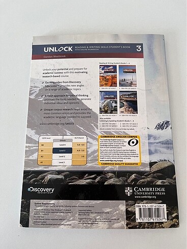  Beden Renk CAMBRIDGE UNLOCK 3 B1 Level
