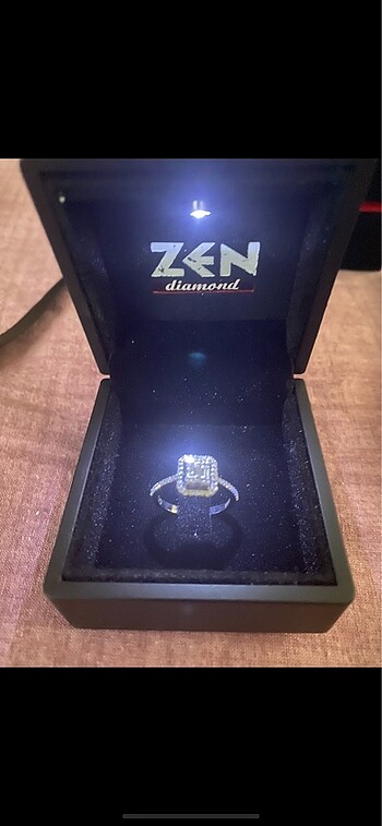 Zen pırlanta baget yüzük