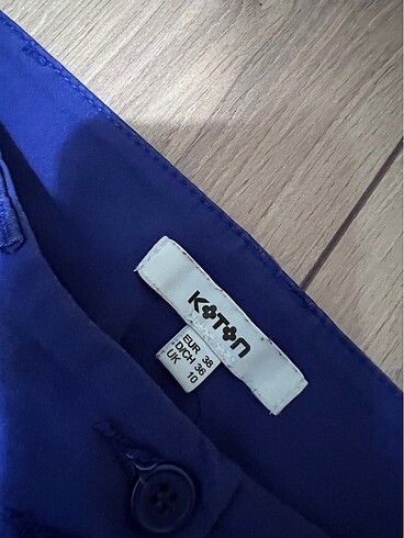 38 Beden Koton marka mor renk kumaş pantolon