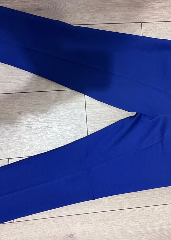 Koton marka mor renk kumaş pantolon - Görsel 2