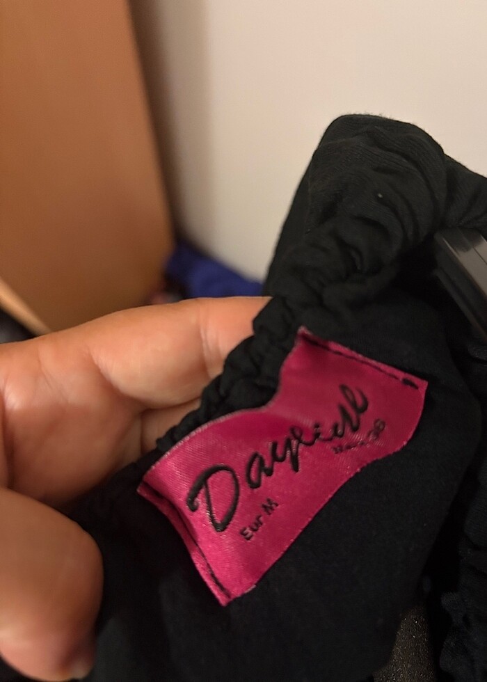 Straplez lastikli plaj elbisesi - Görsel 3