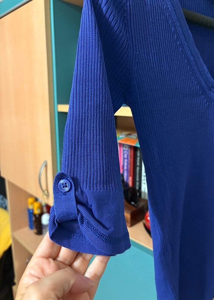 MANGO Marka yazlık triko bluz - Görsel 2